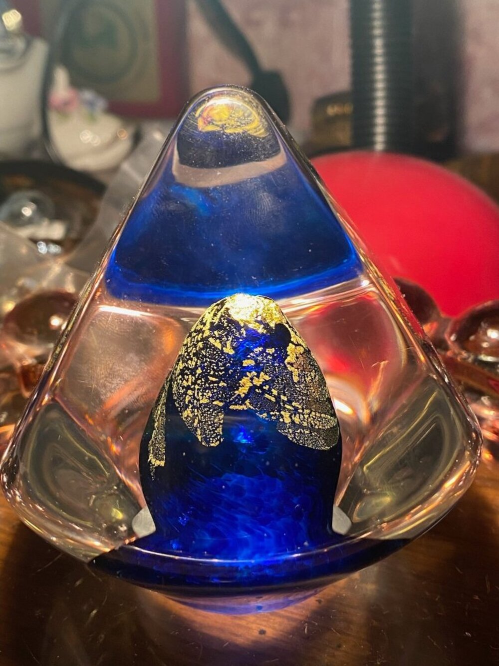 Signed Michael J. Reid (1997) Studio Art Glass Sculpture